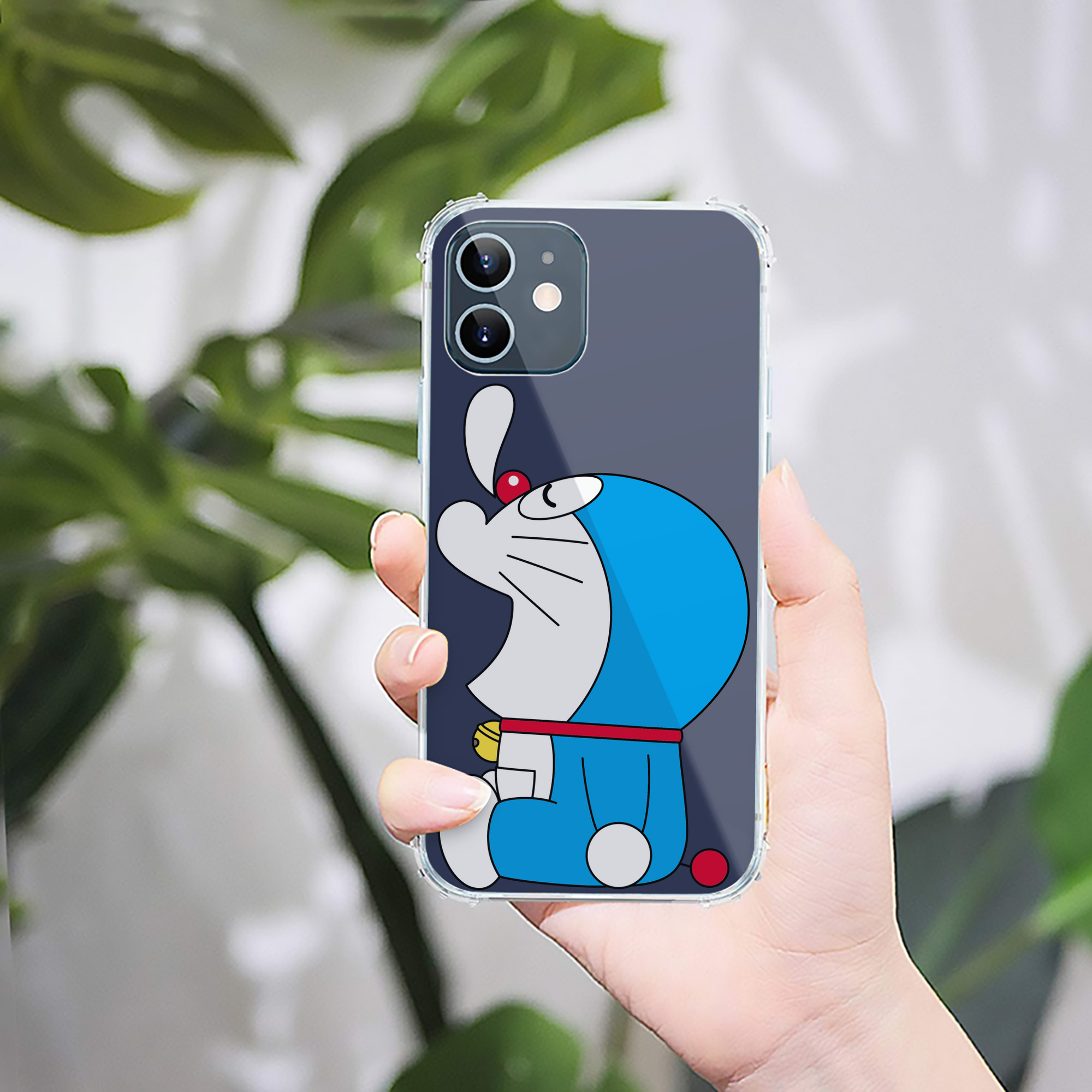 （画像用） ドラえもん Doraemon 【iPhone 12シリーズ対応】透明スマホケース（クリアソフトケース）